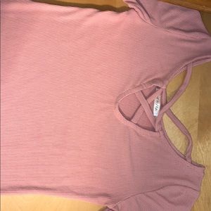barely worn comfy light pink tee